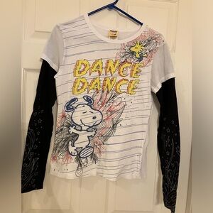 Peanuts long sleeve dance Tshirt